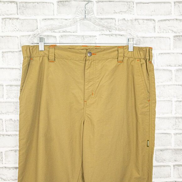 HOWLER BROS Horizon Hybrid Pants in Khaki tan Nylon Men's Size XL - Picture 6 of 9